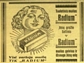 tualetinis muilas „radium“