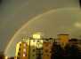 rainbow in the city