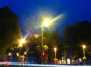 The bridge over Vilija (Neris) near Giedymina Tower in Vilnia at night