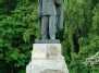 Statue for writer Petras Cvirka (author Juozas Mikėnas, architects Vladislovas
