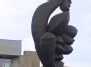 Sculpture "Song" ("Giesmė") (sculptor V. Kančiauskas, 1990)