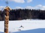 Near the Church in Viršuliškės (March 5, 2006)